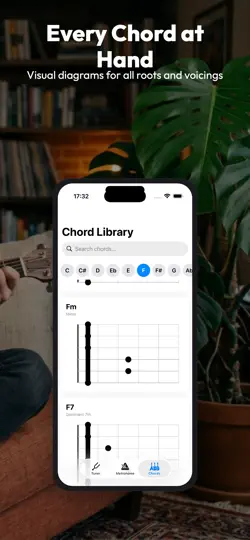 StringKit: Guitar Tuner iPhone Ekran Görüntüsü 3