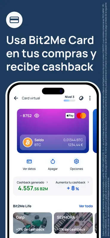 Bit2Me - Bitcoin y Crypto screenshot 4 of 9