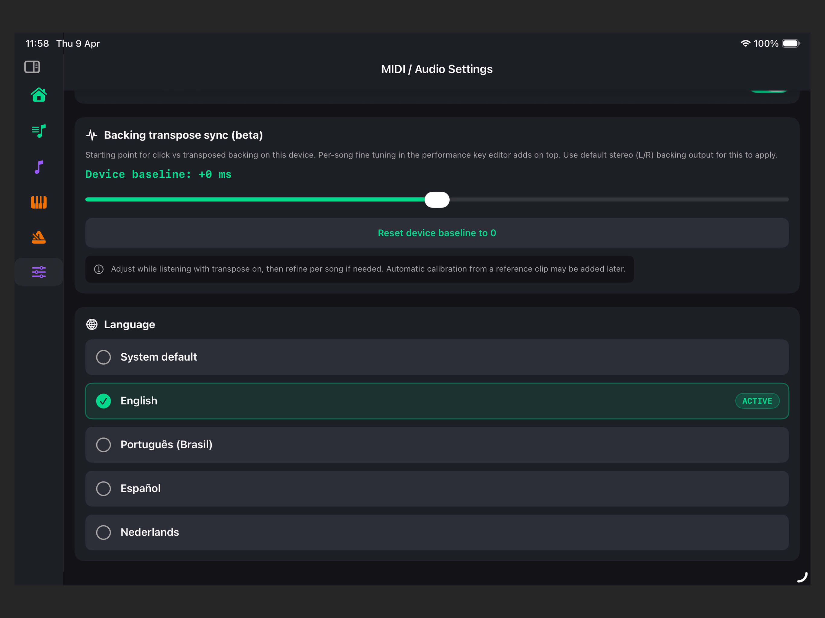Setlist MIDI screenshot 18