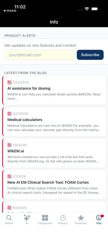 WikEM screenshot 6 of 6