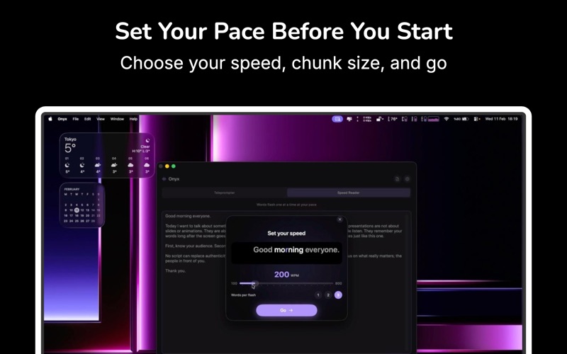 Onyx - Speed Reader screenshot