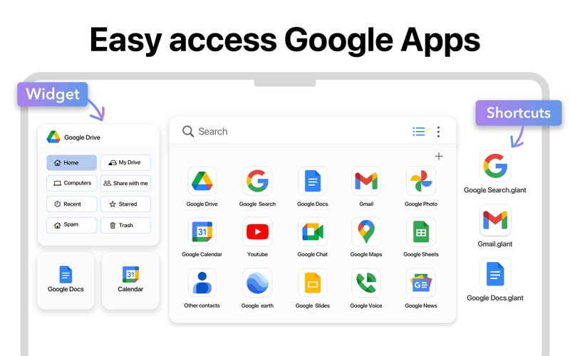 Apps for Google App Screenshot