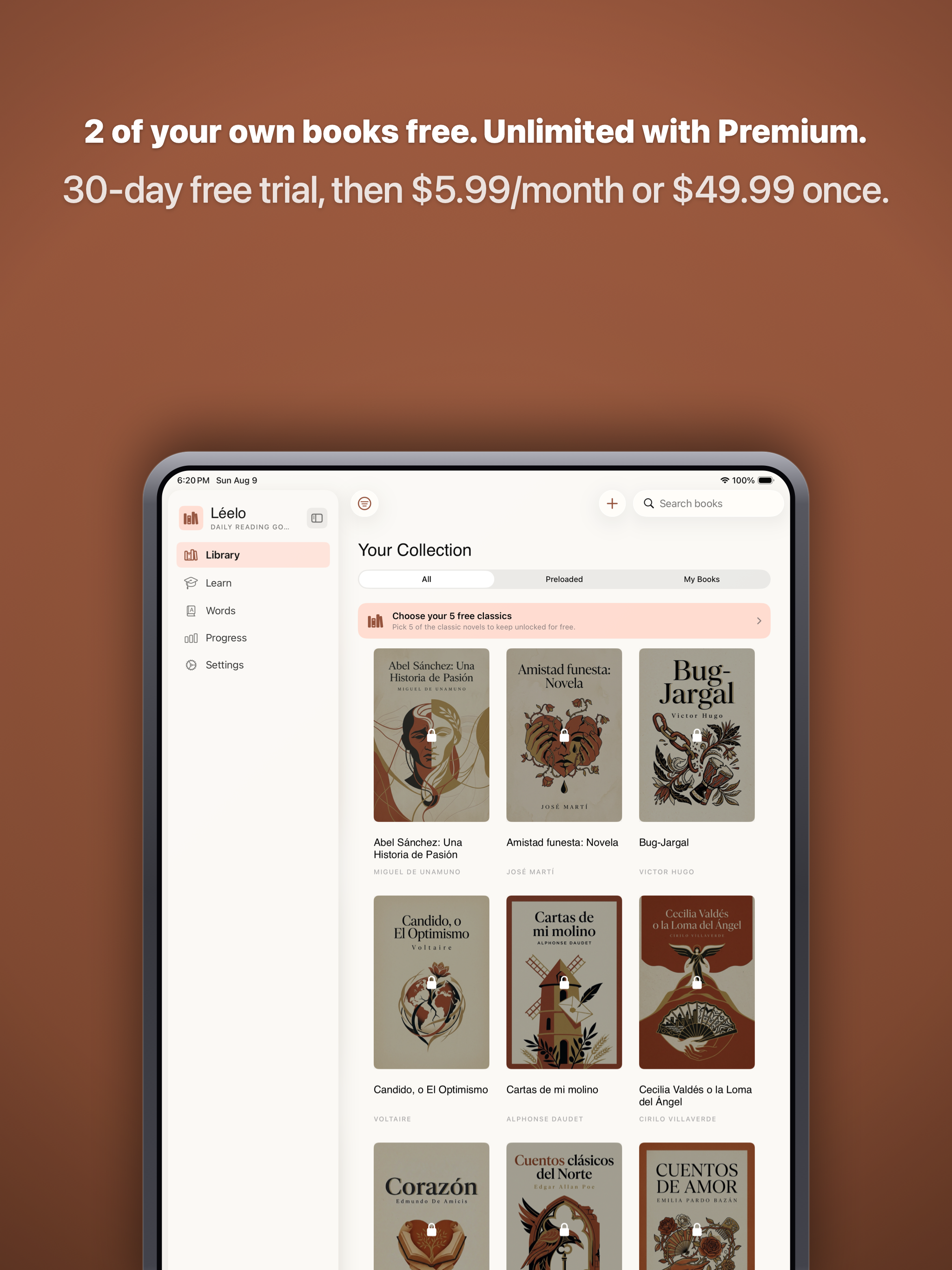 Léelo: Spanish EPUB Reader screenshot 11