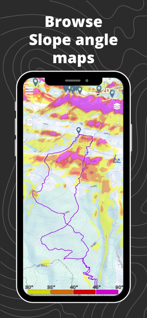Relief Maps : backcountry gps - Navigation App | MWM