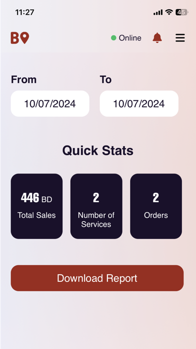 App screenshot