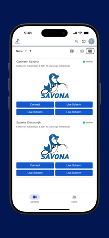 SAVONA iQ iPhone screenshot