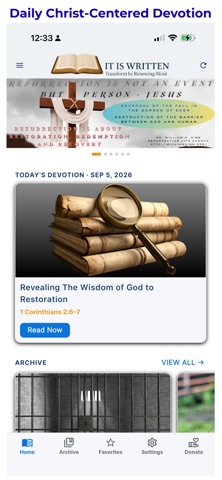Bible Devotions- It Is Written Screenshot 1 of 10