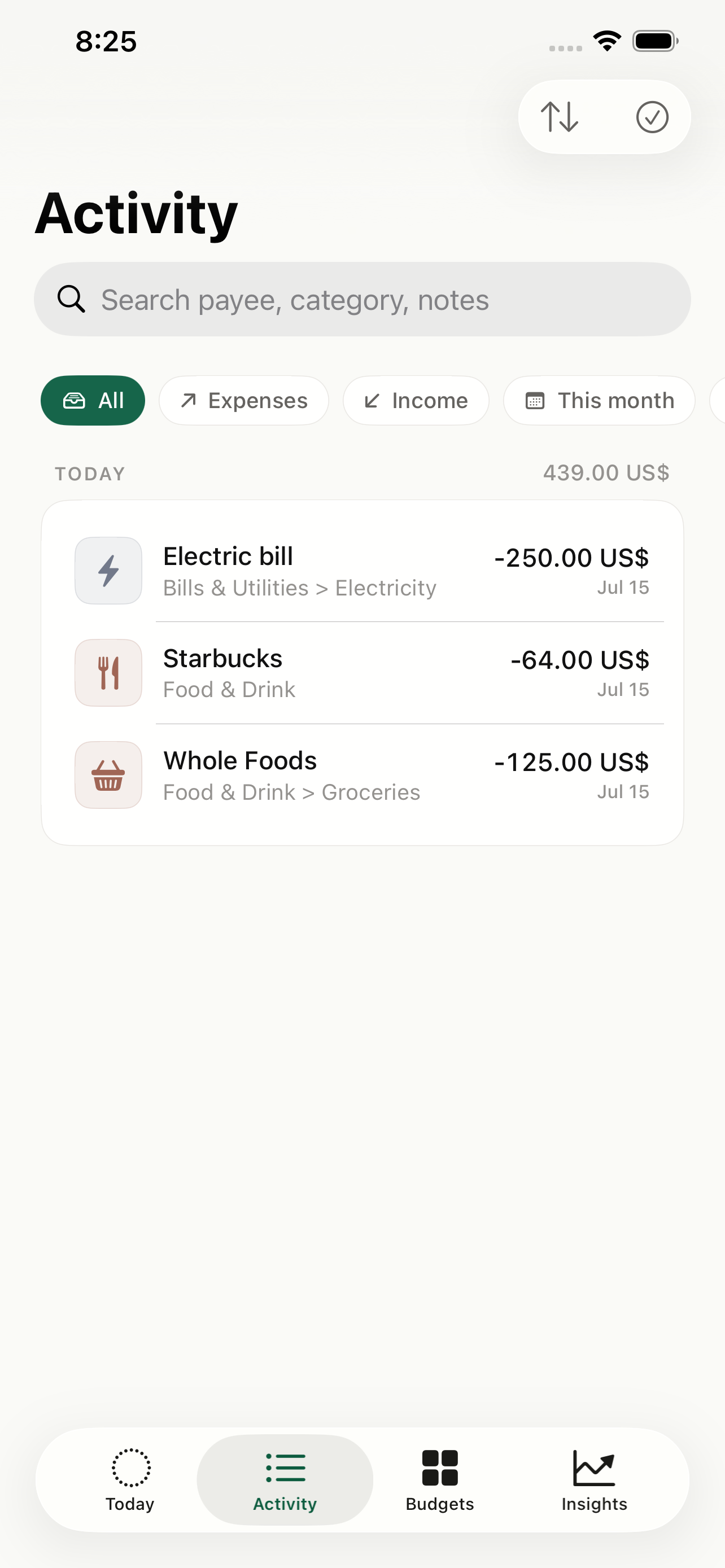 Jot: Private Budget Tracker screenshot 3