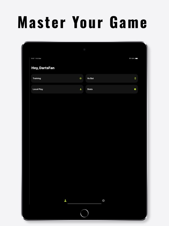 Dart Bot iPad screenshot 1 - Sports app