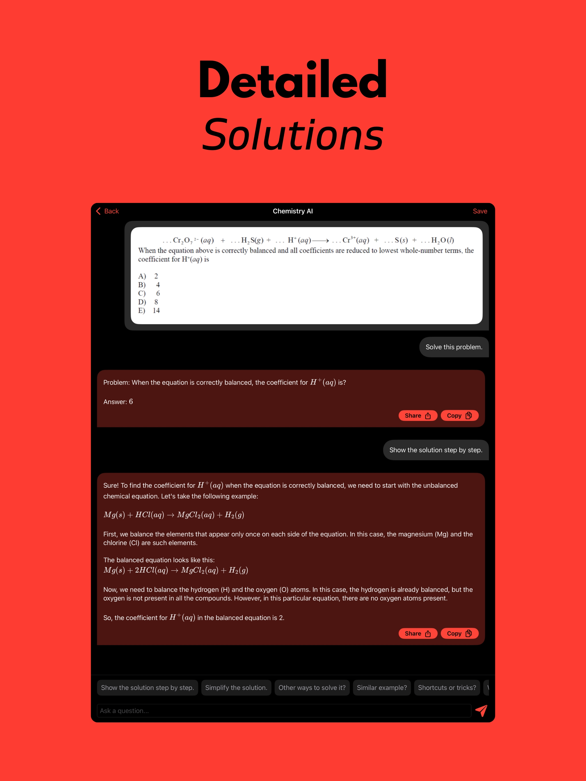 Chemistry AI Solver screenshot 9