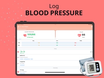 Blood Pressure™ App for iPhone iPad screenshot 1