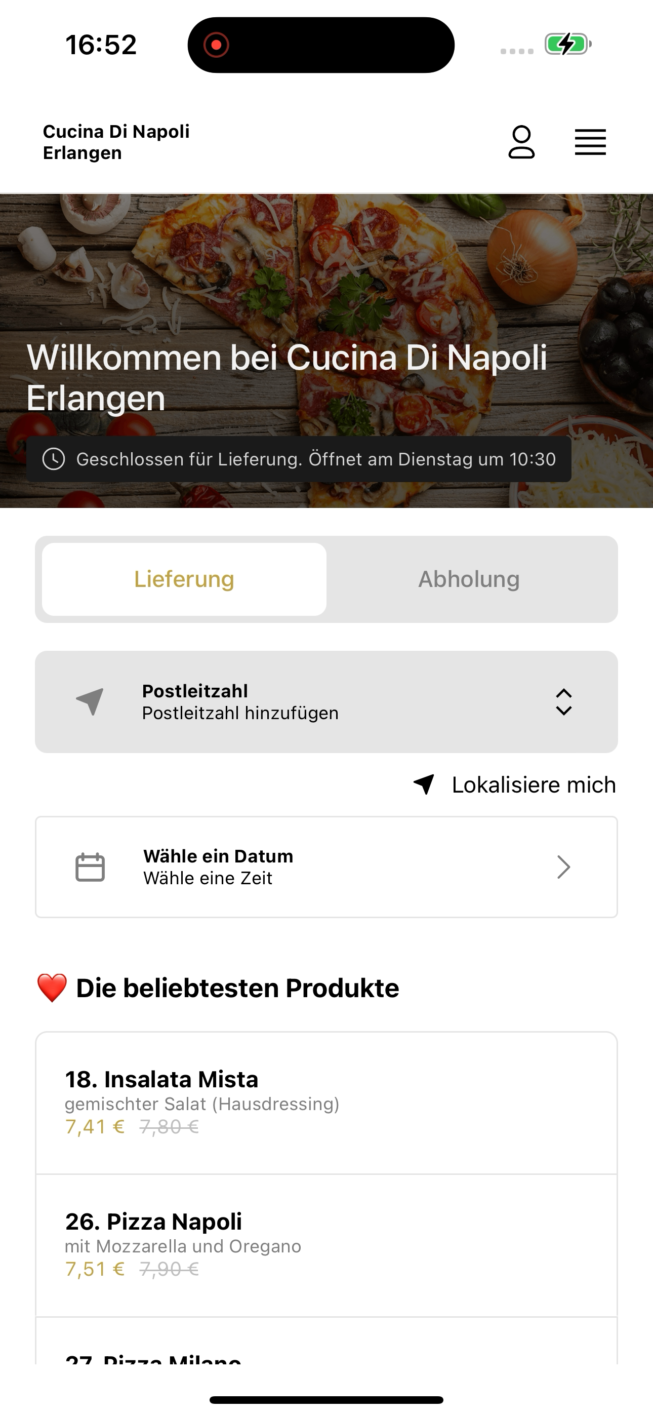 Cucina Di Napoli Erlangen screenshot 6