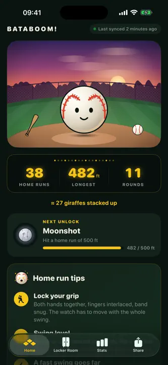 Bataboom! Air Baseball screenshot 1