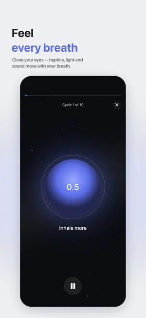 Ommo: Breathwork & Calm screenshot 1