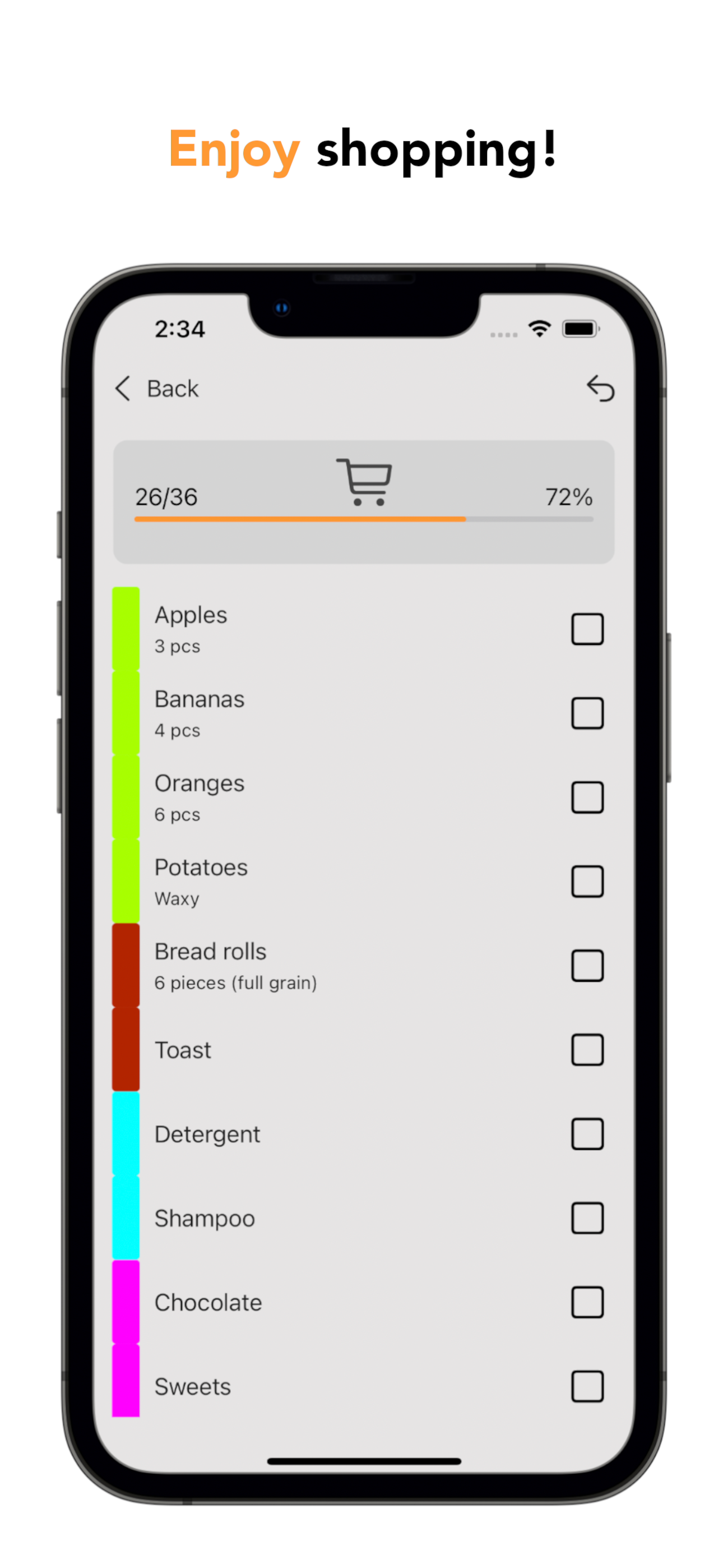 Lucid Shopping List screenshot 4