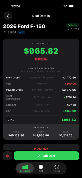 MyCut -Auto Commission Tracker Screenshot 3 of 4
