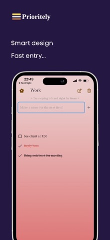 Prioritely - Task Manager Screenshot 2 of 4