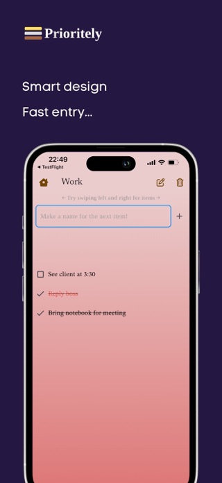 Prioritely - Task Manager Screenshot 2 of 4