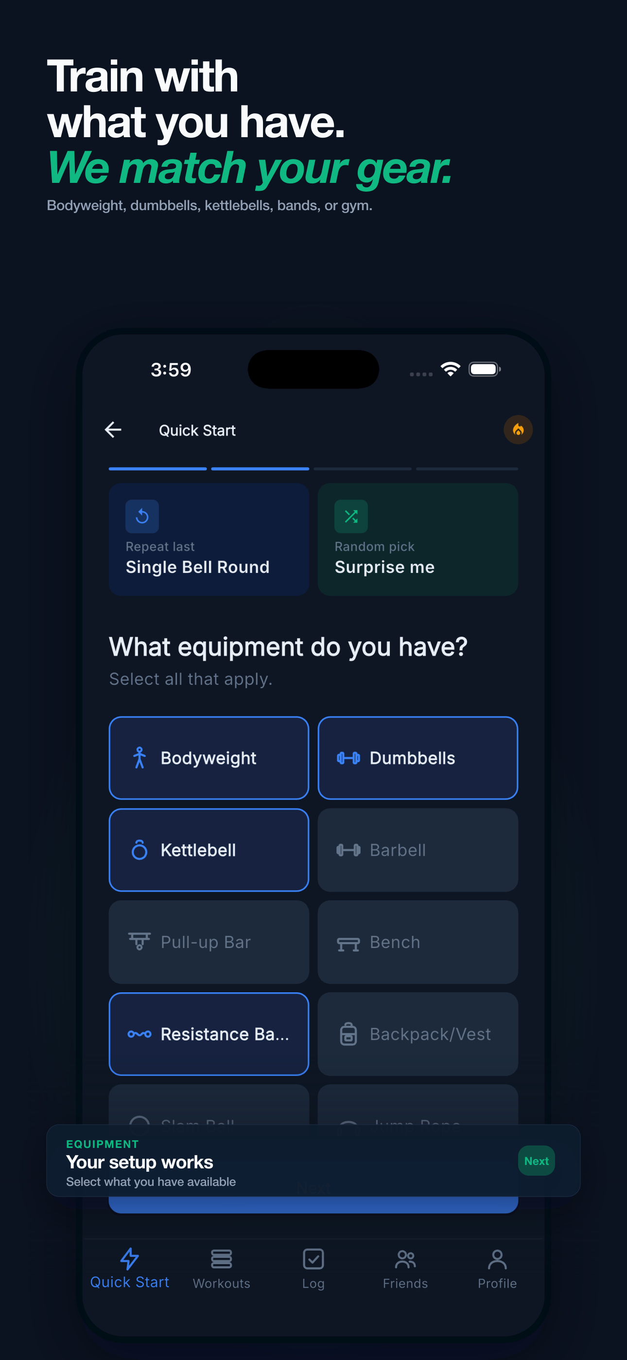 Rackd Life: Workout Generator screenshot 2