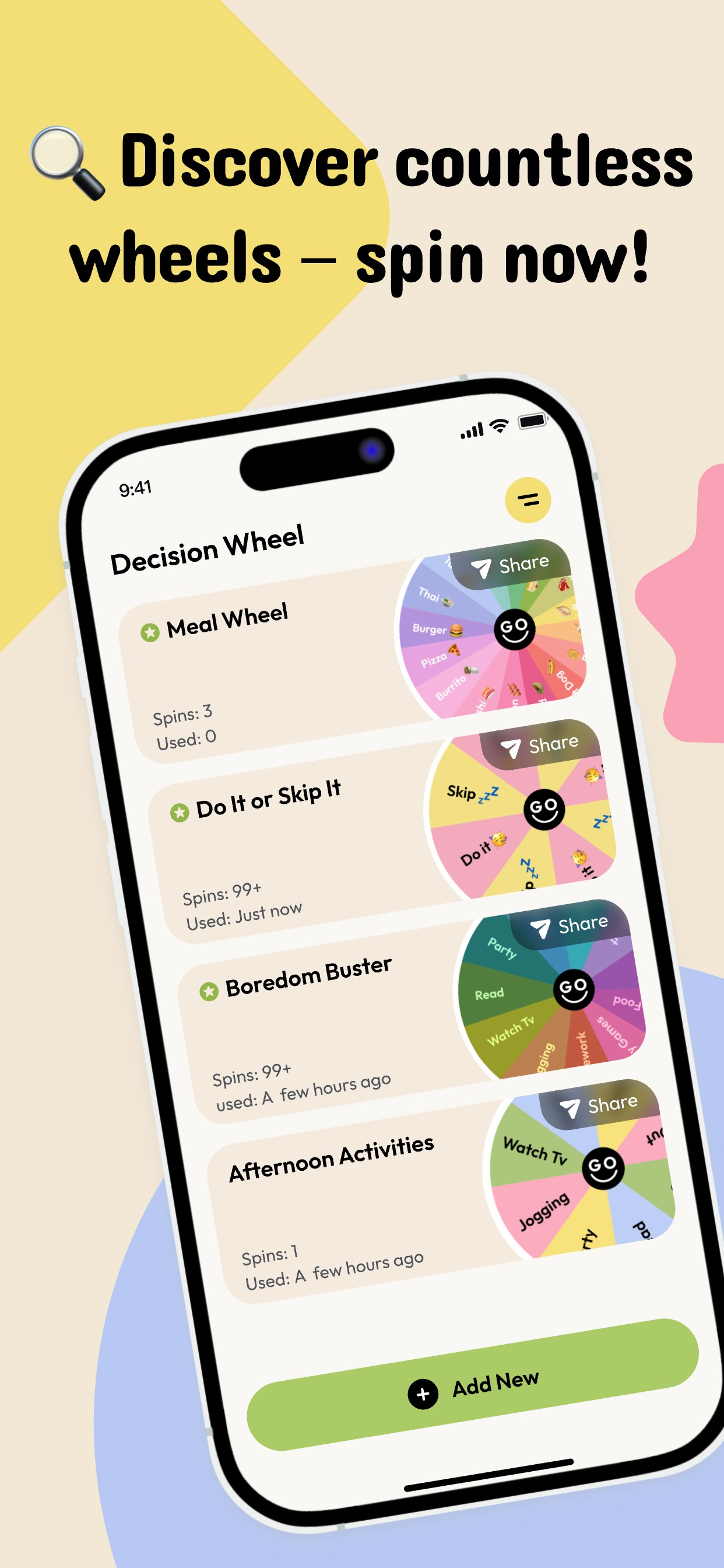 Spin The Wheel Decision Wheel screenshot 5