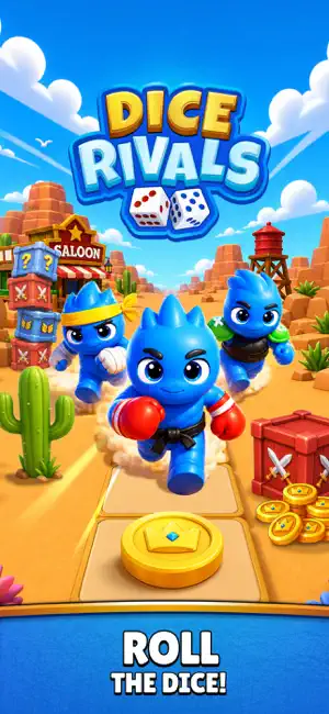 Dice Rivals: 1v1 Board Game screenshot 1