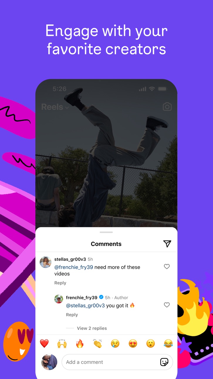 Instagram w/ Theta screenshot 2 - iOS app interface