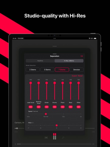 Clear - AI Audio Filter iPad screenshot