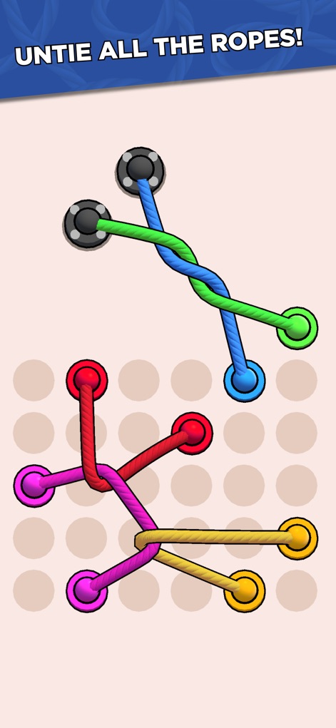 Twisted Ropes: Untangle 3D - Games App | MWM