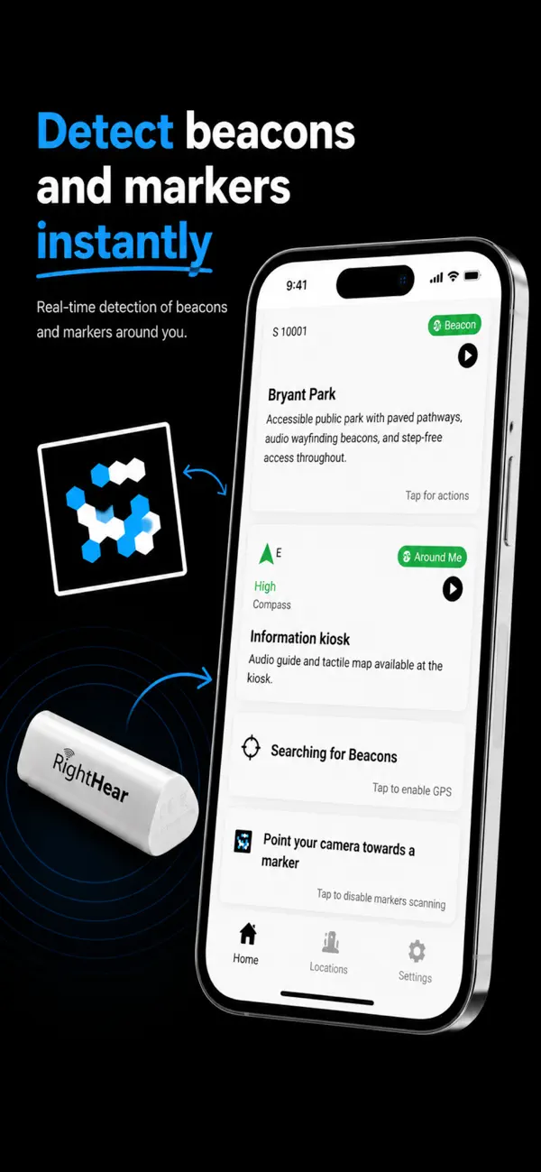 Screenshot #3 pour RightHear - Blind Assistant
