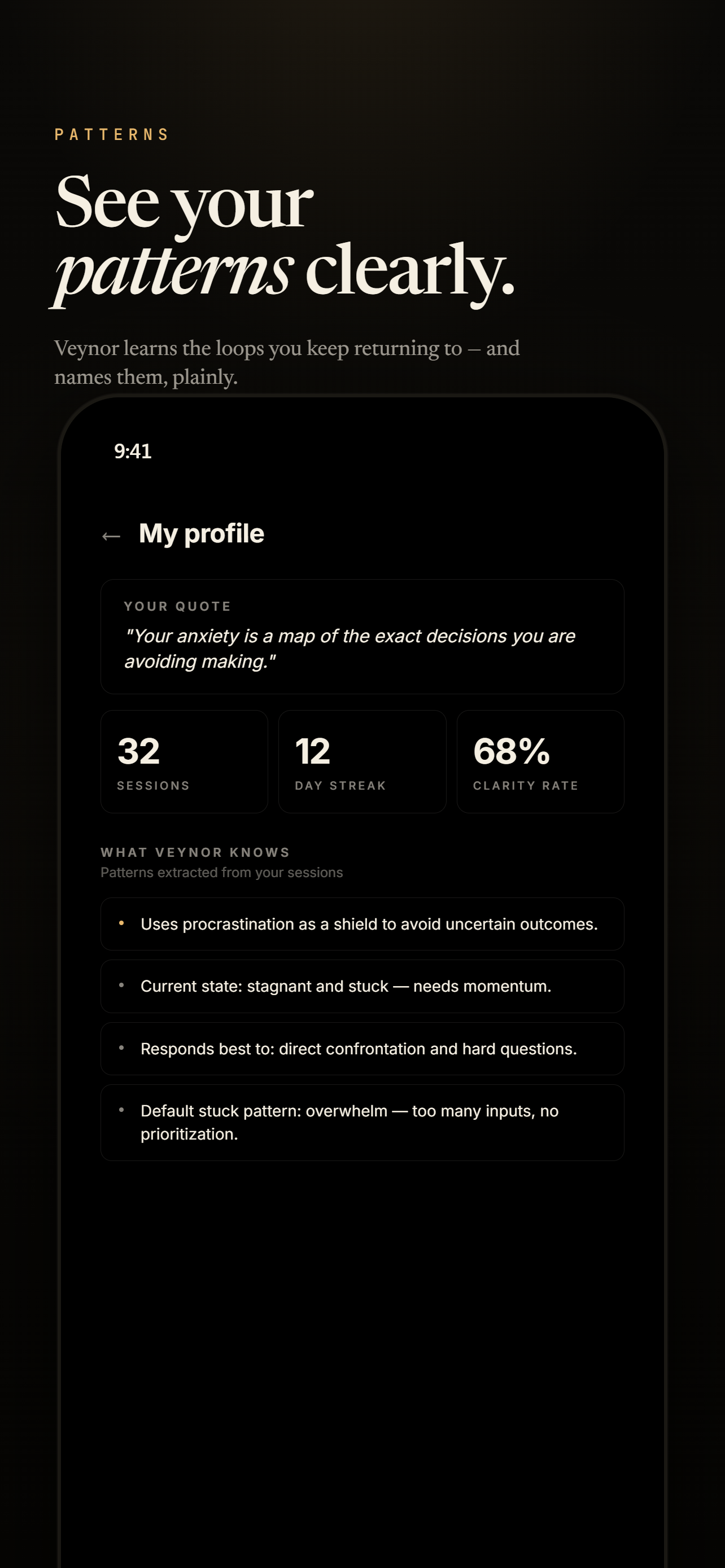 Veynor: Decision Clarity