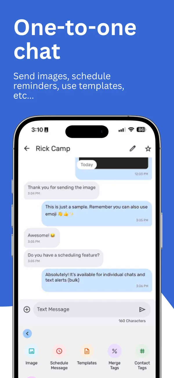 Screenshot #3 pour Texting Line