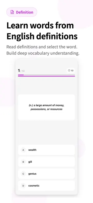 Eiken Grade 5 500 Vocabulary screenshot 1
