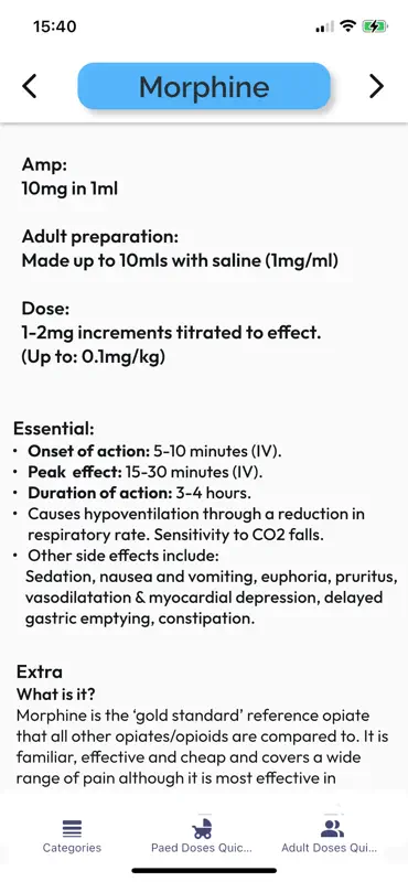 Common Anaesthetic Drugs screenshot 5 of 10
