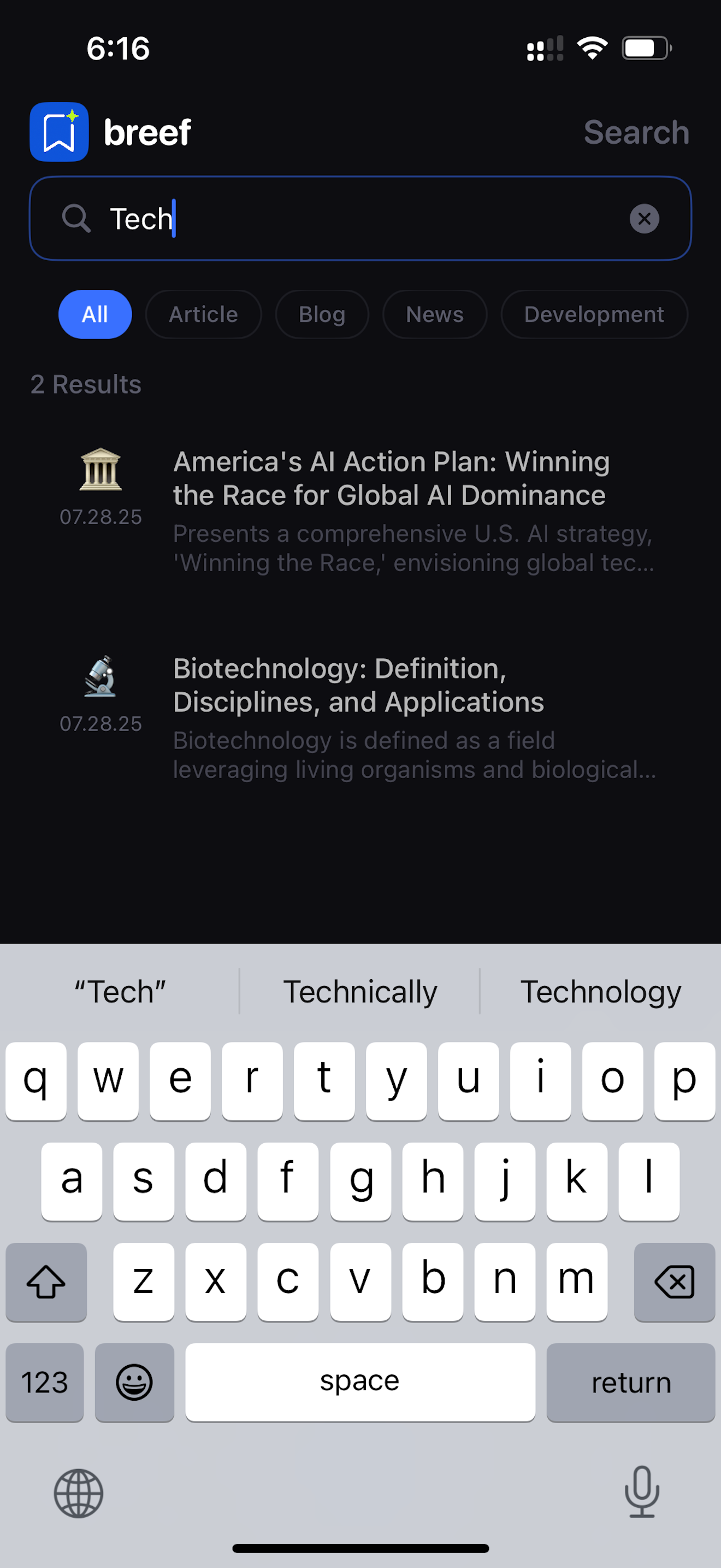 Breef – Universal AI Bookmark screenshot 6