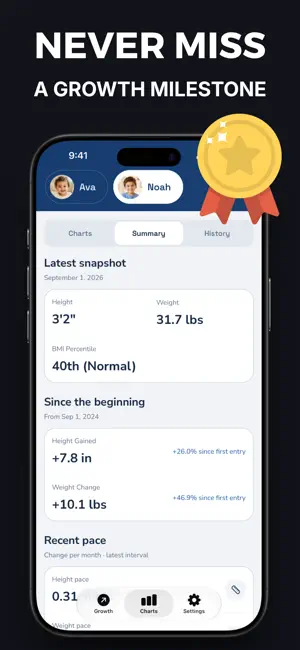 Child Growth Tracker GrowthKit screenshot 4