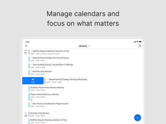 Synology MailPlus iPad screenshot 6 - Productivity app