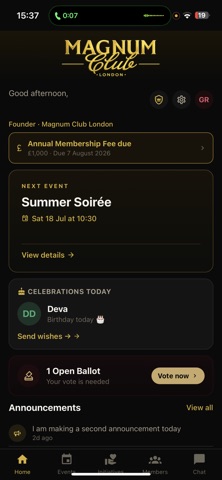 Magnum Club London iPhone screenshot
