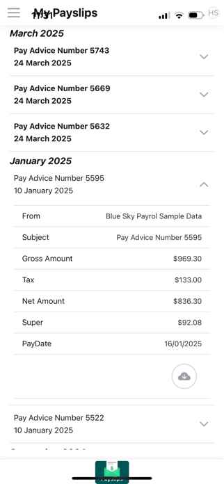 Access MyPay Screenshot 1 of 2