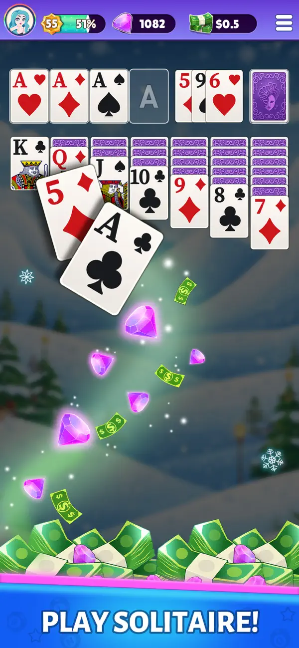 #3. Solitaire Flash: Win Real Cash (iOS) 由: HONG KONG LANQIAO TECHNOLOGY CO., LIMITED