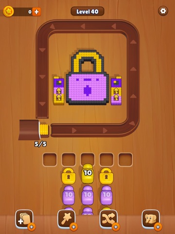 Wood Loop: Cube Shooter iPad screenshot