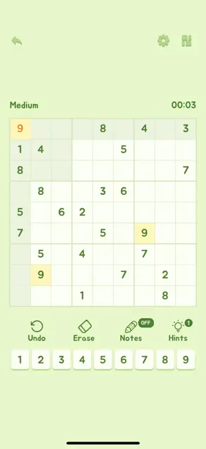 Brain Storm:Sudoku Challenge screenshot 2