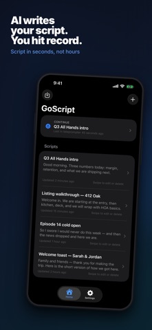 GoScript: AI Teleprompter Screenshot 4 of 5