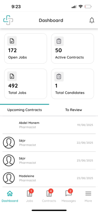 TimelyStaff Admin Screenshot 1 of 5