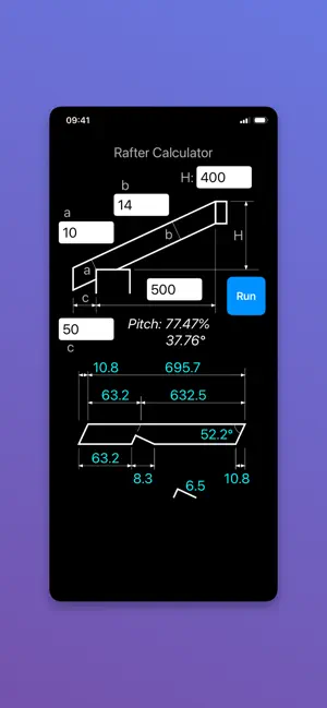 Rafter Calculator Easy screenshot 4