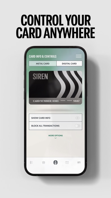 SIREN CARD iPhone screenshot 5 - Finance app