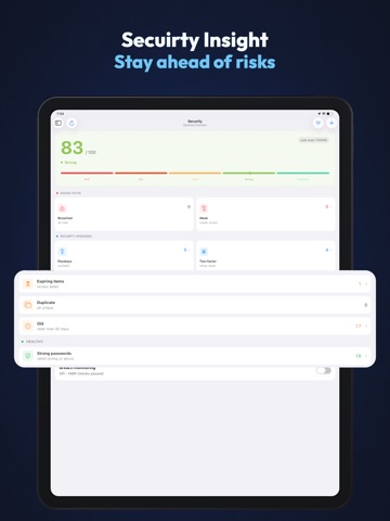 Asterex: Password Manager iPad screenshot