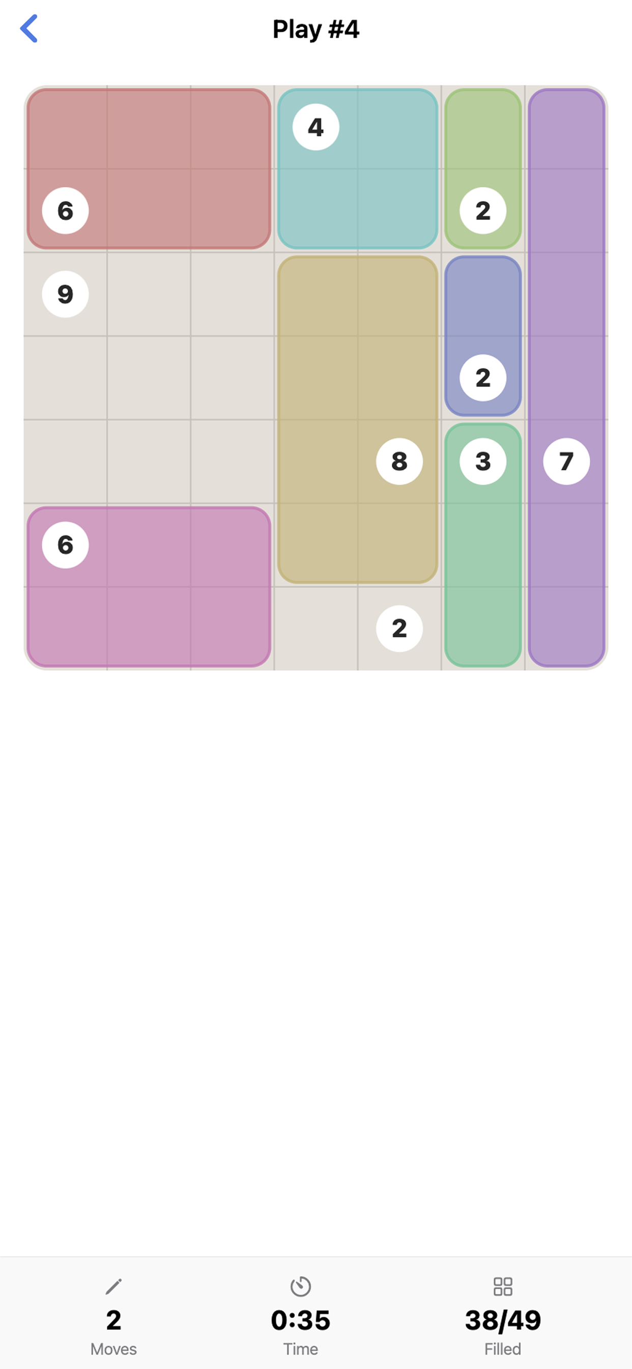 Patches: Daily Shikaku Puzzle screenshot 2