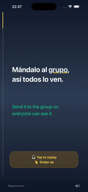 VocabScroll: Learn Spanish screenshot 1
