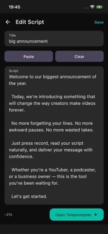 Teleprompter 4 Creators Screenshot 5 of 5