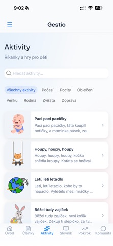 Gestio - znakování s miminky screenshot